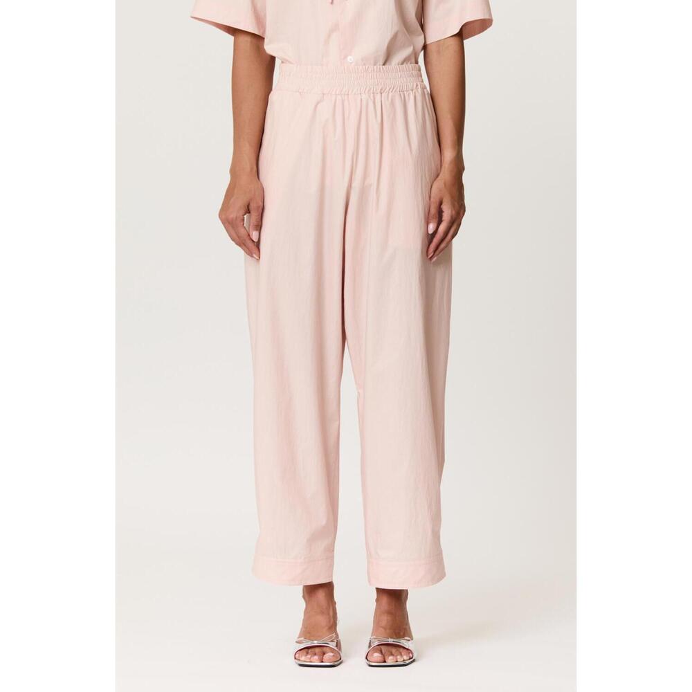 NEW PLAN C parachute trouser with side detail in baby pink